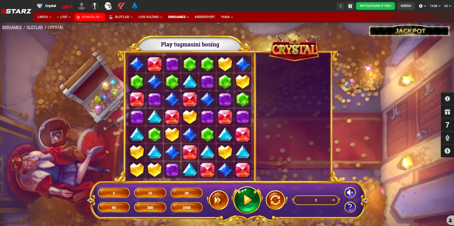 слоты - 888starz-casino-uz.com